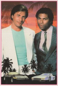 Miami Vice Original TV Show Rare Deleted Postcard