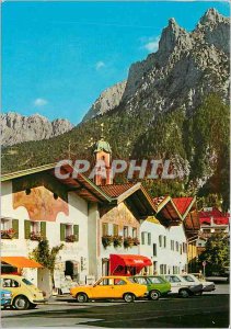 Postcard Modern Oberbayem Mittenwald Im Gries und mit Womer Viererspitze