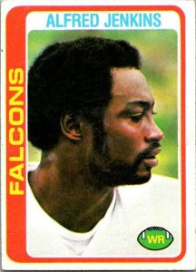 1978 Topps Football Card Alfred Jenkins Atlanta Falcons sk7259