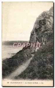 Old Postcard Ploumanach Le Chemin de Ronde