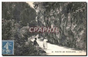 Old Postcard Route De Roselend