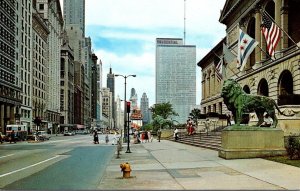 Illinois Chicago Michigan Avenue Looking North