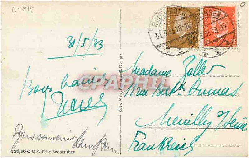 Postcard Modern Barbele vom lichlenstein