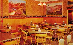 Postcard Interior of Mary's Restaurant in Antioch, Illinois~129343