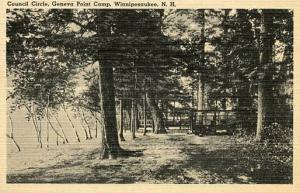 NH - Lake Winnepesaukee, Council Circle Genova Point Camp