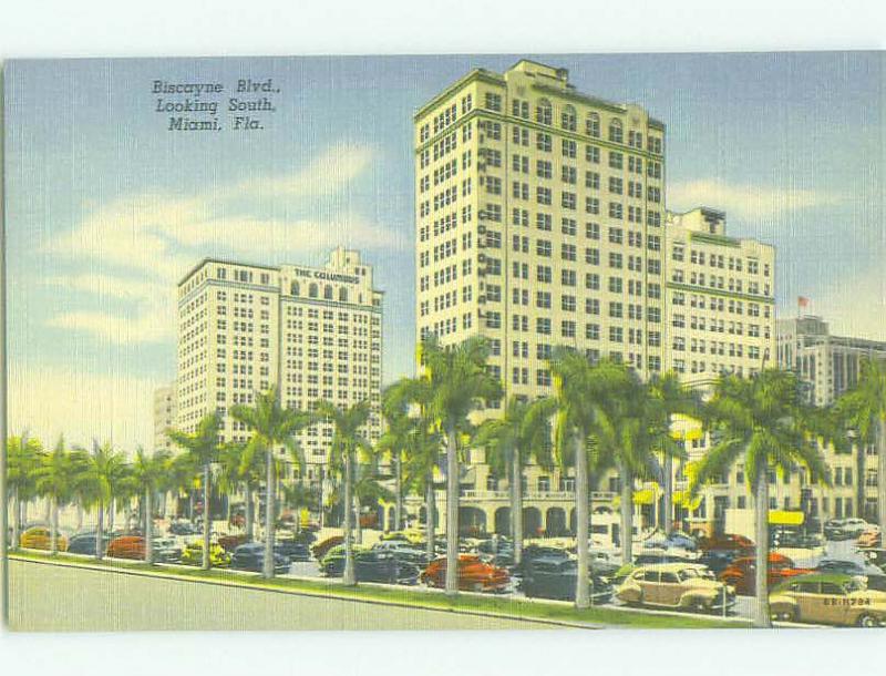 Unused Linen COLUMBUS HOTEL ON BISCAYNE BOULEVARD Miami Florida FL hr7943