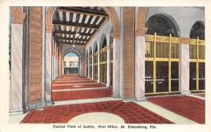 Partial View of Lobby, Post Office  St Petersburg, Florida  