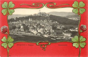 Postcard Königstein Panoramic View And Fortress Dresden Germany