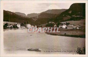 Postcard Modern Lake Chaillexon and Pargots