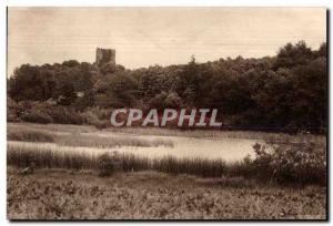 Old Postcard La Souterraine (Creuse tower bridiers and I Pond chaix