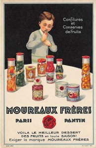 Moureaux Freres Paris Pantin Advertising Unused 