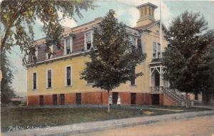 E4/ Plantsville Connecticut Postcard c1910 Public School Building