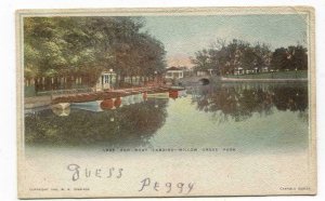 Postcard Lake and Boat Landing Willow Grove Park PA