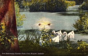 Indiana Fort Wayne Franke Park Bird Sanctuary 1948 Curteich