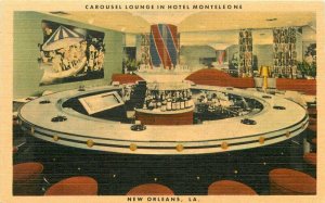 Carousel Lounge Hotel Monteleone New Orleans Louisiana Postcard 20-2605