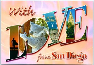 Postcard - With Love from San Diego, California