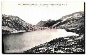 Old Postcard Dauphine Les Sept Laux Lake Cos