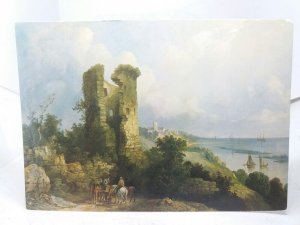 Hadleigh Castle c1845 Essex Southend on Sea Vintage Postcard Henry Bright