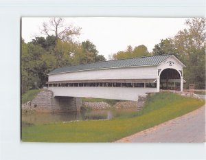 Postcard Westport Covered Bridge, Westport, Indiana