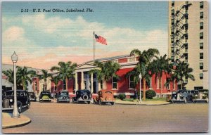 United States Post Office Lakeland Florida FL Postal Service Building Postcard