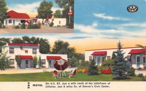 Littleton Colorado O and H Motel Vintage Postcard AA79859