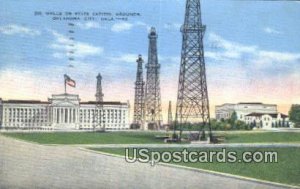 Oil Wells on State Capitol Grounds - Oklahoma City s, Oklahoma OK  