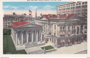 DAYTON, Ohio, 1930-1940s; Old And New Court House