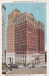 New York Albany New York State National And Home Savings Bank Buildings 1930