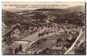 Old Postcard Besancon les Bains picturesque Valley of Casamene Doubs Malpas T...