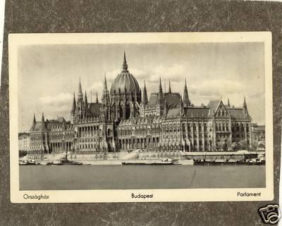 BUDAPEST HUNGARY c1910 PARLIAMENT Postcard