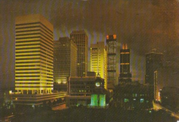 Singapore Office Buildings Along Shenton Way & Robinson Road 1978