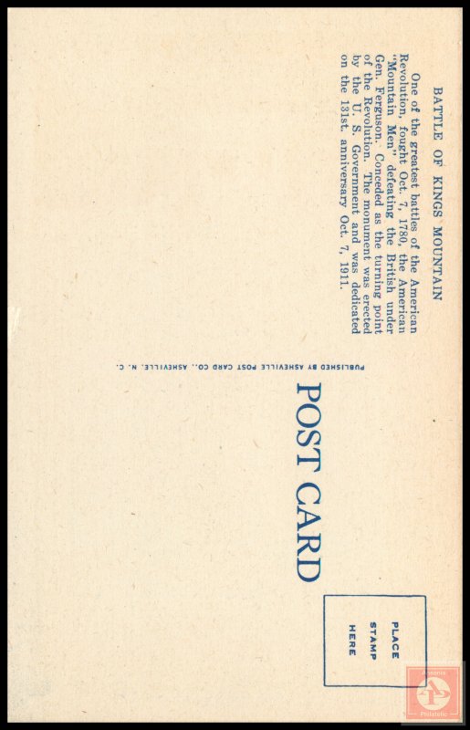 Kings Mountain Battlefield Monument, Kings, N.C.