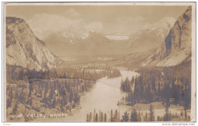 RP; Bow Valley, Bannff, Alberta Canada, PU-1918