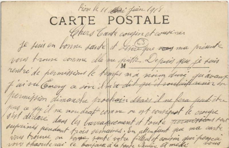 CPA RIOM Caserne Lafayette (1254770)