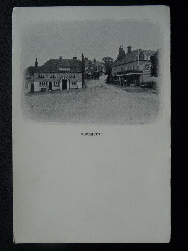 Kent GOUDHURST VILLAGE c1902 UB Postcard