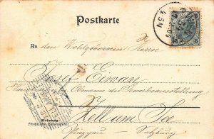 WIEN VIENNA AUSTRIA~PRATERESTRASSE-JEGETTHOFF MONUMENT~LEDERMANN 1902 POSTCARD