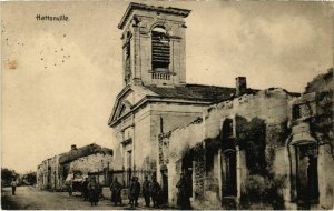 CPA Vigneulles-les-Hattonchatel - Rue - L'Eglise - Ruines (1036921)