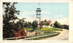 Civil War, Gen Bragg's Headquarters, Missionary Ridge,  Old 1902 Postcard