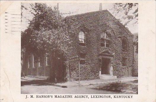 Kentucky Lexington J M Hansons Magazine Agency