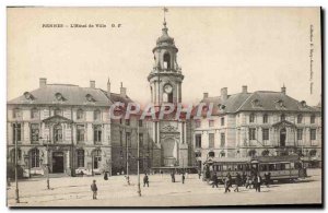 Old Postcard Tram Rennes L & # City 39hotel