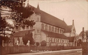 Eastleigh England Parish Church Real Photo Vintage Postcard AA70148