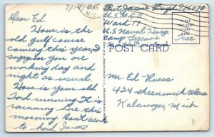 CAMP LEJEUNE, North Carolina NC ~ Marine Base RAIDERS Ready to Land  Postcard