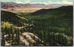 Teton Pass Western Gateway To The Jackson Hole Wyoming WY Mountains Postcard