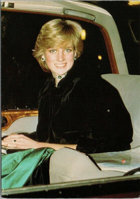 Diana Princess of Wales Royals Royalty Jayne Fincher Unused Vintage Postcard C3