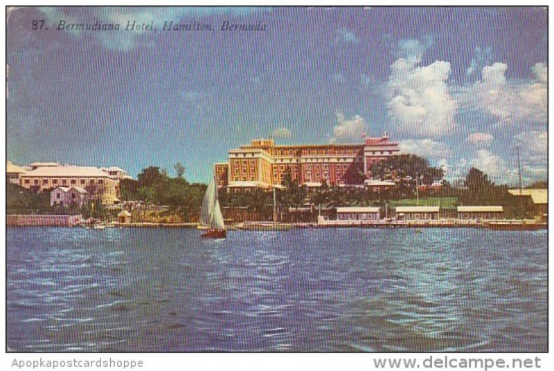 Bermuda Hamilton Bermudian Hotel 1957