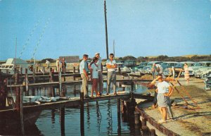 Cape Hatteras North Carolina Nags Head Fishing Vintage Postcard AA55715