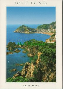 Spain Postcard - Panorama of Tossa De Mar, Costa Brava   RR11210