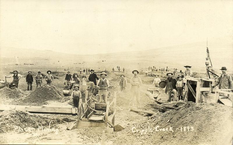 Cripple Creek, Colorado, Gold Mining, Miners at Work (1930s) RPPC