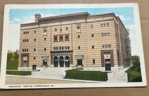 VINTAGE UNUSED .01 POSTCARD - SHRINERS' TEMPLE, PITTSBURGH, PA.