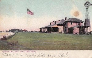 Postcard Country Club near Salem NJ 1907